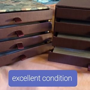 Unused- vintage floral tapestry textile photo